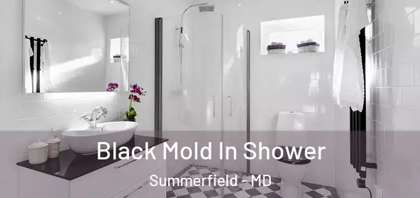 Black Mold In Shower Summerfield - MD